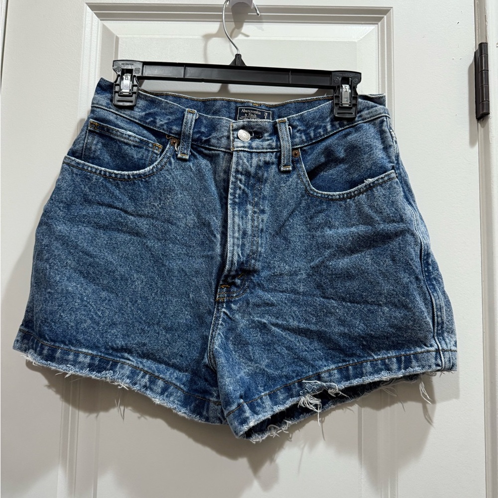 Abercrombie & Fitch Blue Jean Shorts